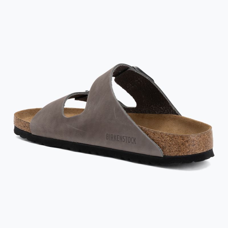 Шльопанці BIRKENSTOCK Arizona Soft Footbed Oiled Leather Narrow iron 3