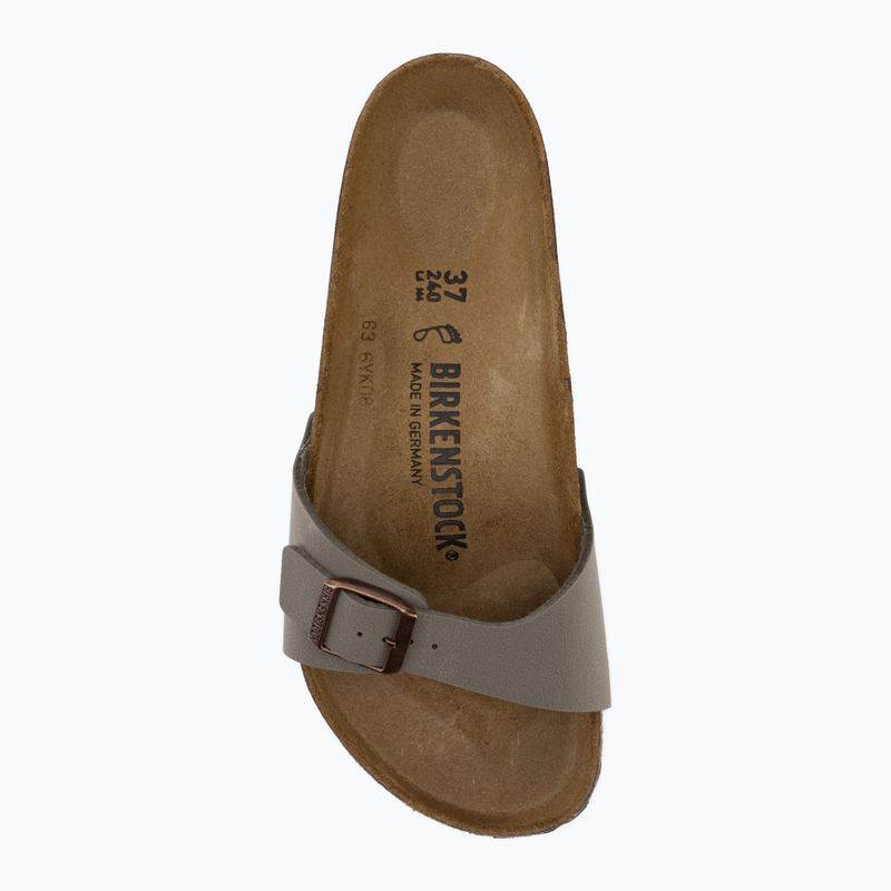 Жіночі шльопанці BIRKENSTOCK Madrid Birkibuc Regular stone 4