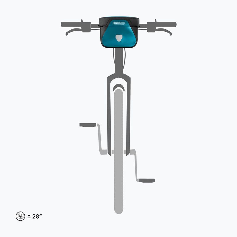 Сумка велосипедна на кермо ORTLIEB Ultimate 6.5 л petrol/black 5