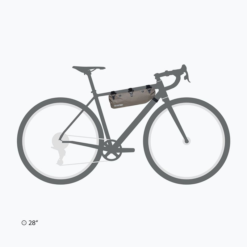 Сумка велосипедна на раму ORTLIEB Frame-Pack RC Toptube 3 л dark sand 8