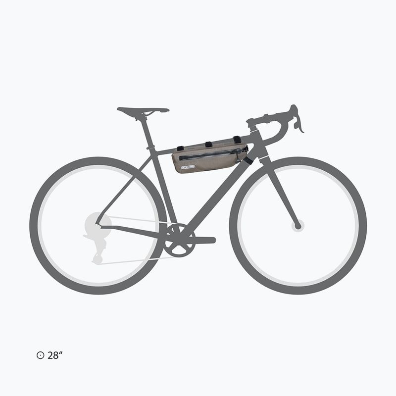 Сумка велосипедна на раму ORTLIEB Frame-Pack Toptube 3 л dark sand 9