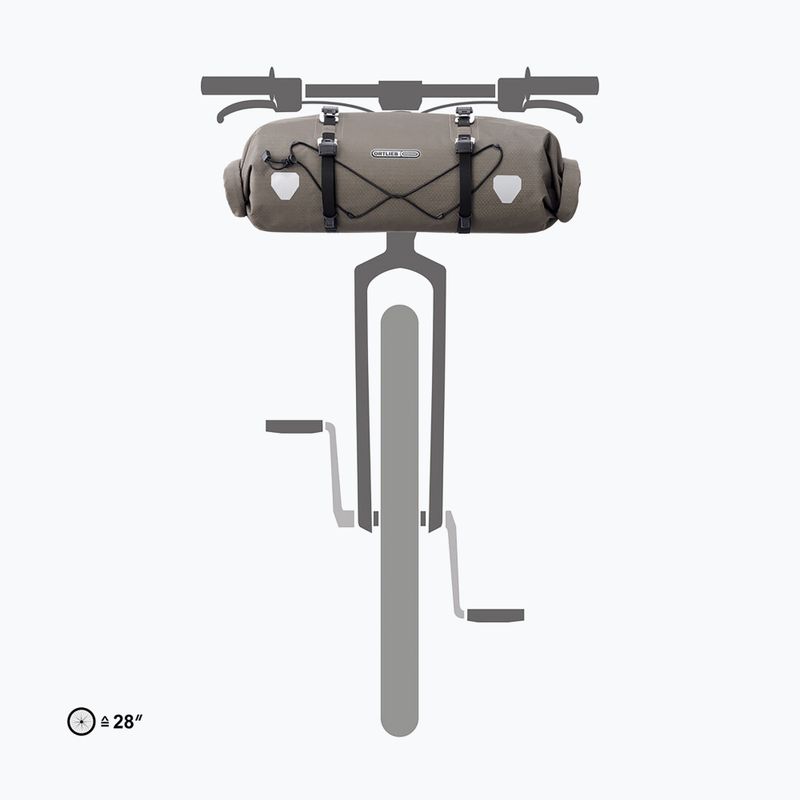 Сумка велосипедна на кермо ORTLIEB Handlebar-Pack Flex 15 l dark sand 7