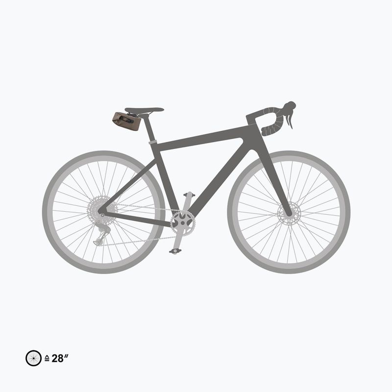 Сумка велосипедна під сідло ORTLIEB Micro Two 0.8 l dark sand 7