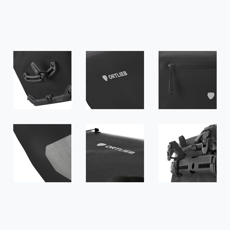 Сумка велосипедна Ortlieb Tylna Back-Roller Zip-Pocket Tidura Strong QL2.2 20L black 9
