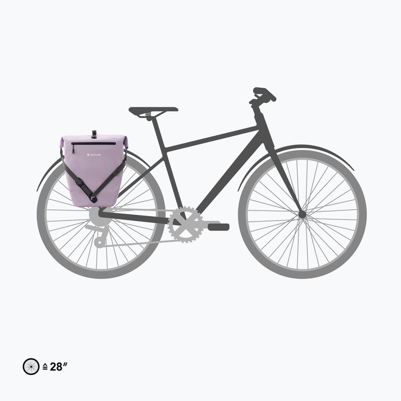 Сумка велосипедна Ortlieb Tylna Back-Roller Zip-Pocket Tidura Strong QL2.2 20L lavender 8