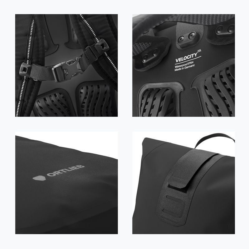 Рюкзак Ortlieb Velocity Tidura Strong 23L black 9