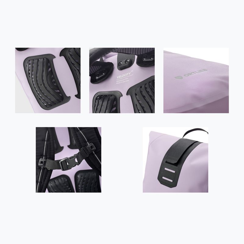 Рюкзак Ortlieb Velocity Tidura Strong 23L lavender 9