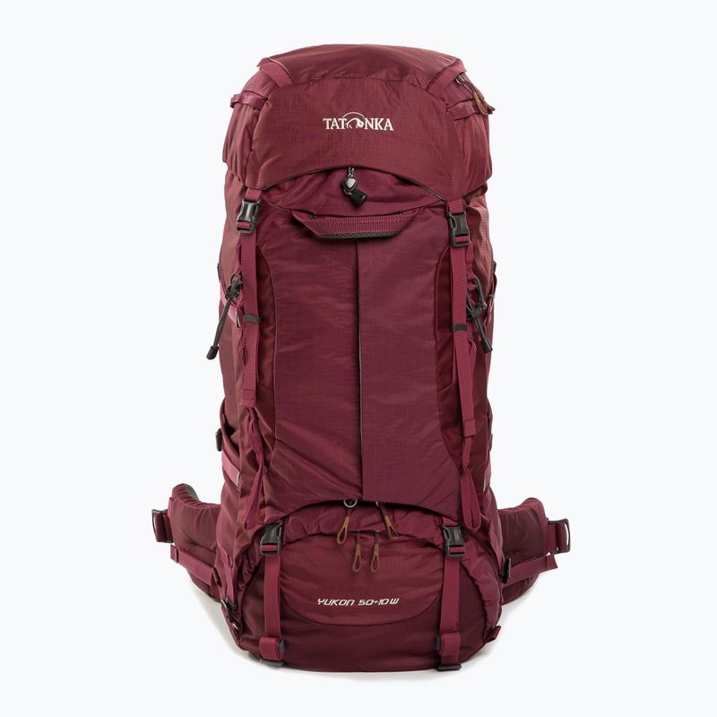 Рюкзак трекінговий жіночий Tatonka Yukon 50+10 l бордовий 1341.368
