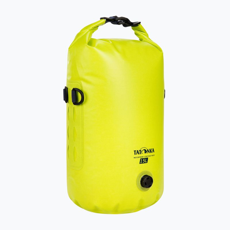 Сумка водонепроникна Tatonka WP Stuffbag Valve 15 л lime 2