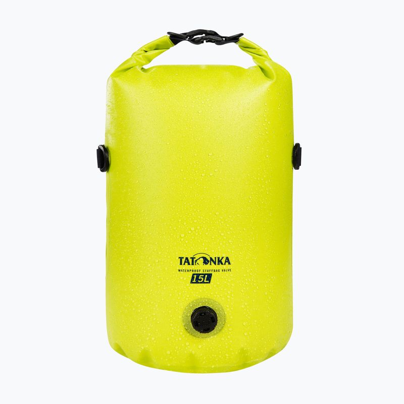 Сумка водонепроникна Tatonka WP Stuffbag Valve 15 л lime 5