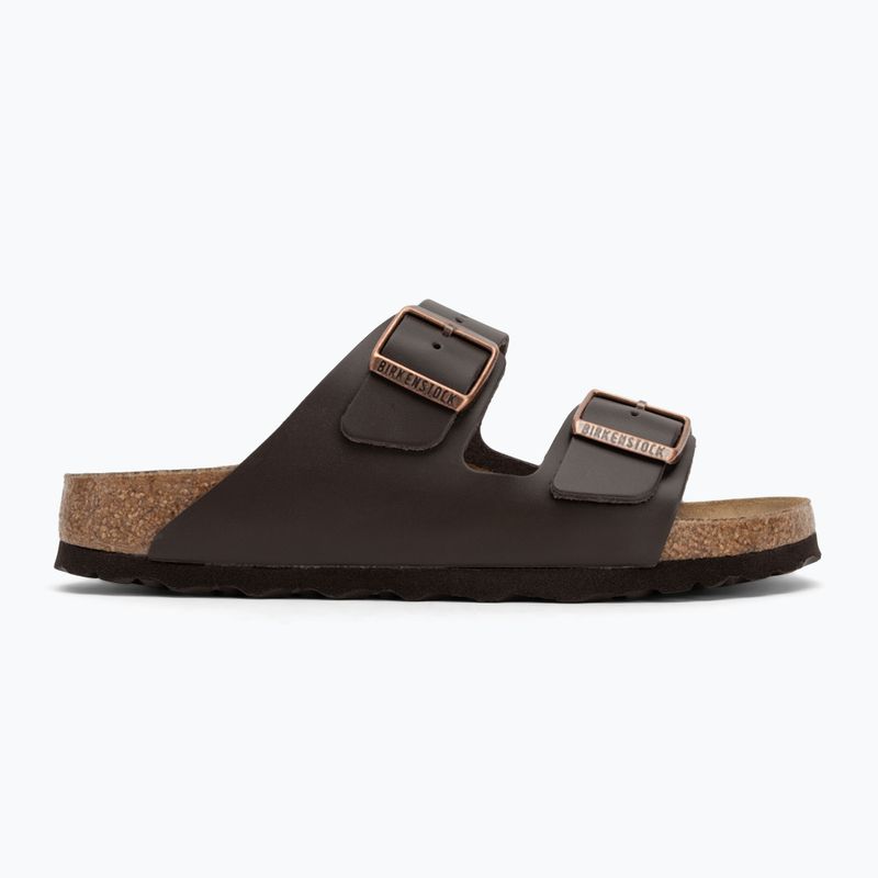 BIRKENSTOCK Arizona NL Вузькі темно-коричневі шльопанці 2