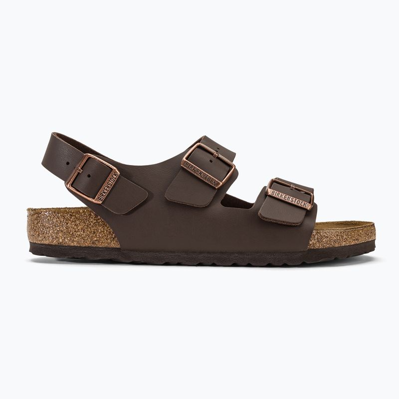 Босоніжки BIRKENSTOCK Milano BF Regular темно-коричневі 2