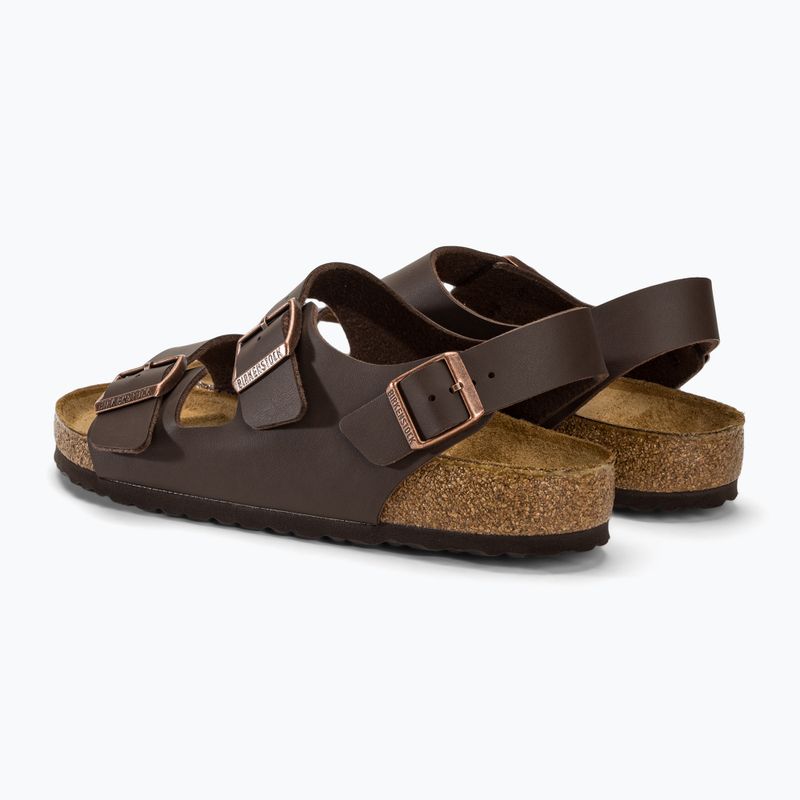 Босоніжки BIRKENSTOCK Milano BF Regular темно-коричневі 3