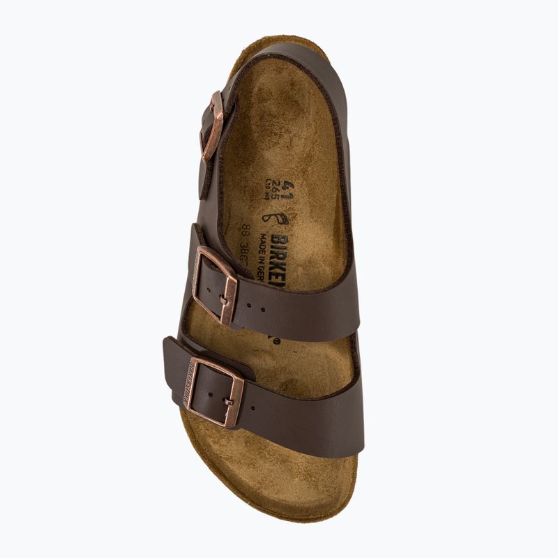 Босоніжки BIRKENSTOCK Milano BF Regular темно-коричневі 6