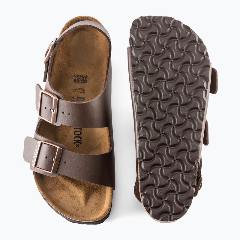 Босоніжки BIRKENSTOCK Milano BF Regular темно-коричневі 9