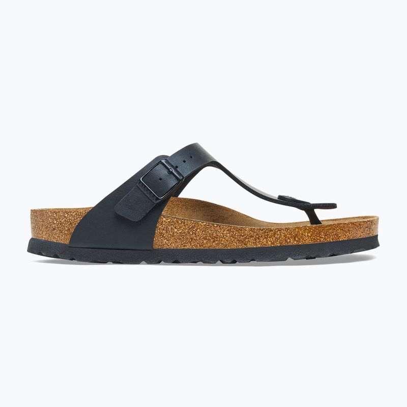 Шльопанці BIRKENSTOCK Gizeh Birko-Flor black 2