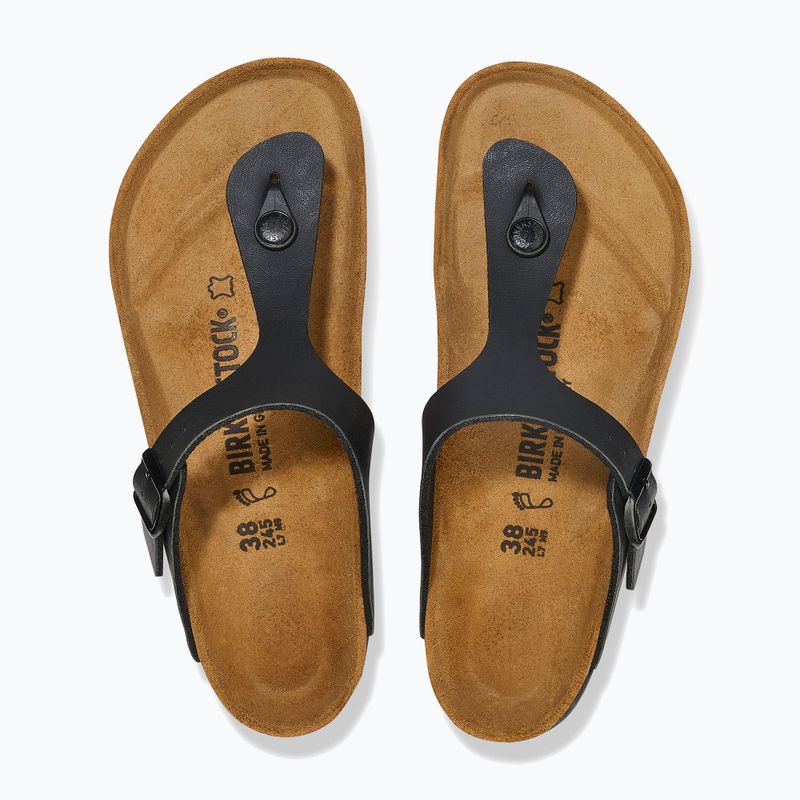 Шльопанці BIRKENSTOCK Gizeh Birko-Flor black 3