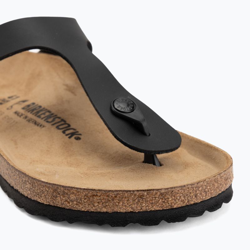 Шльопанці BIRKENSTOCK Gizeh Birko-Flor black 7