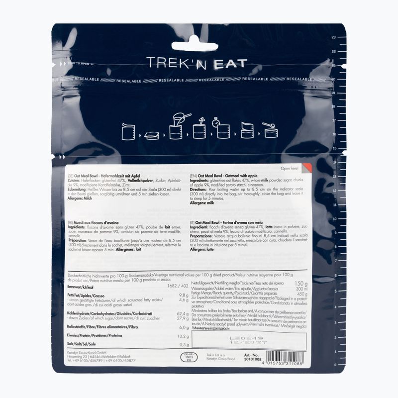 Ліофілізована їжа Trek'n Eat Вівсяна каша 30101008 2