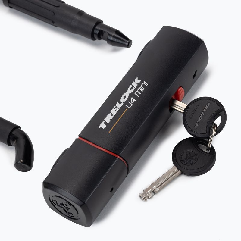 Замок велосипедний U-Lock Trelock U 4 Mini 83 - 152 чорний TR-8005193 3
