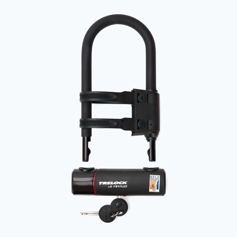 Велосипедний замок Trelock U5 Mini Flex U-Lock чорний 2