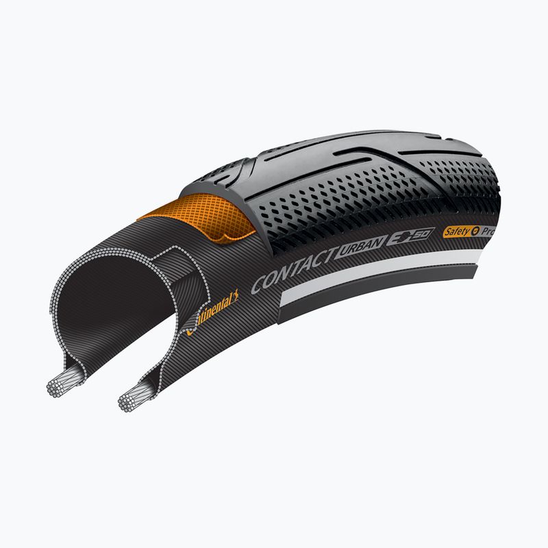 Шина велосипедна Continental Contact Urban чорна 5