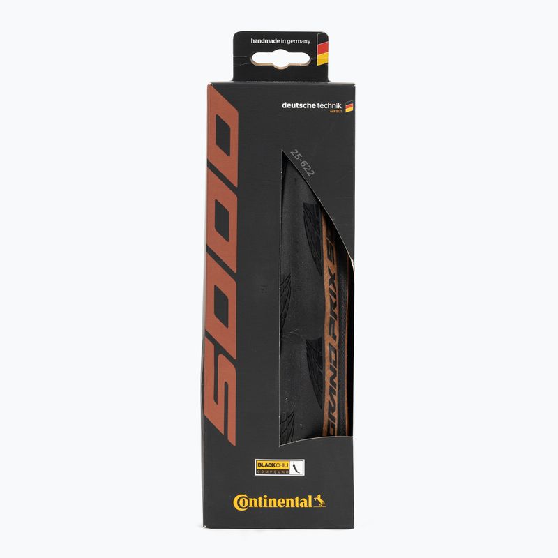 Шина велосипедна Continental Grand Prix 5000 чорна/прозора 2