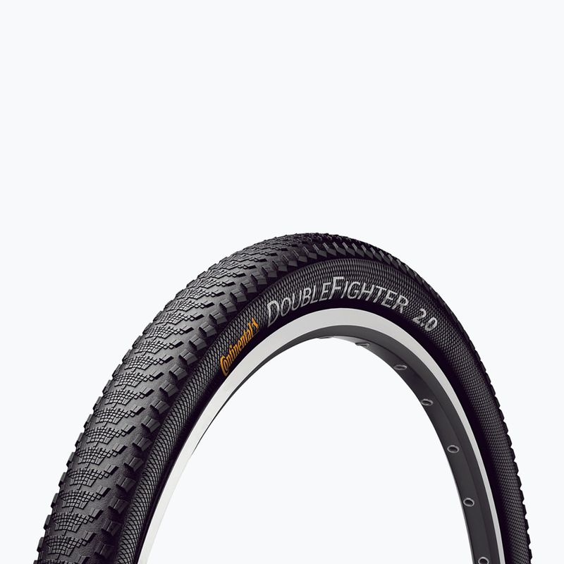 Шина велосипедна Continental Double Fighter III wire 29 x 2.00 black/reflex