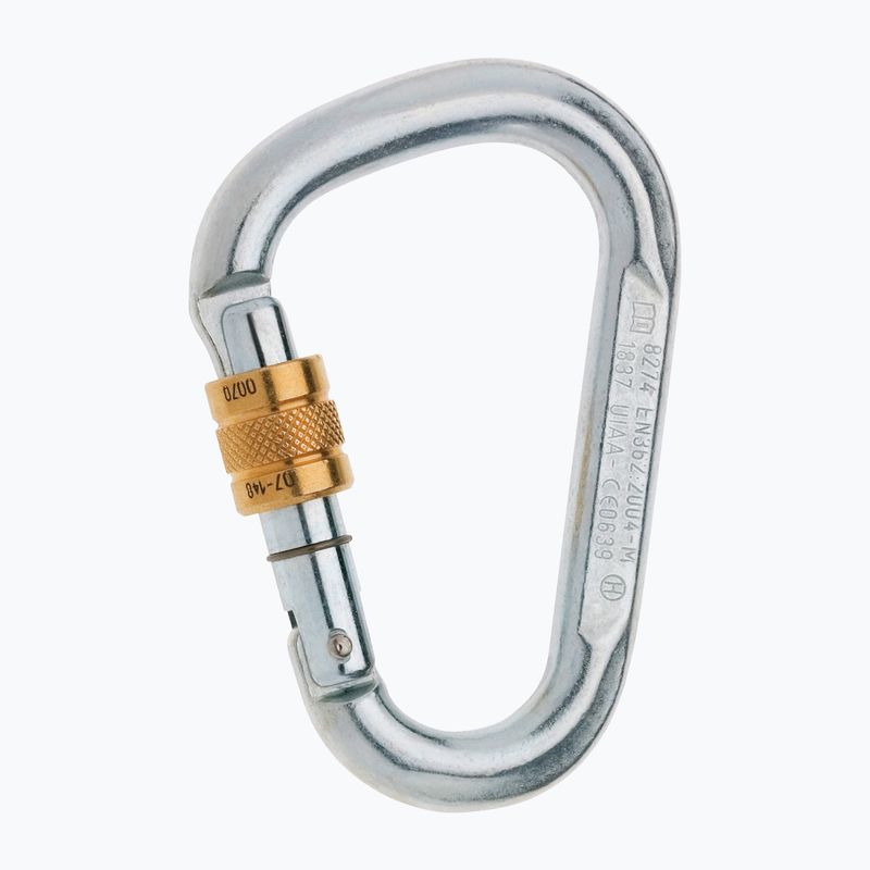 Карабін для скелелазіння EDELRID Steel HMS Screw silver