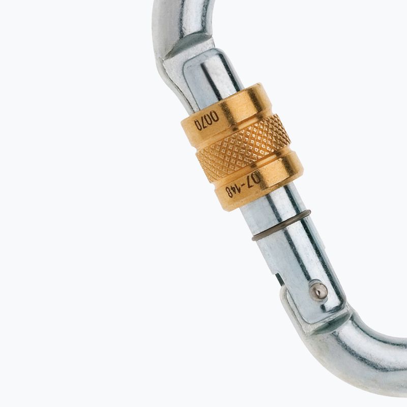 Карабін EDELRID Steel HMS Screw silver 2