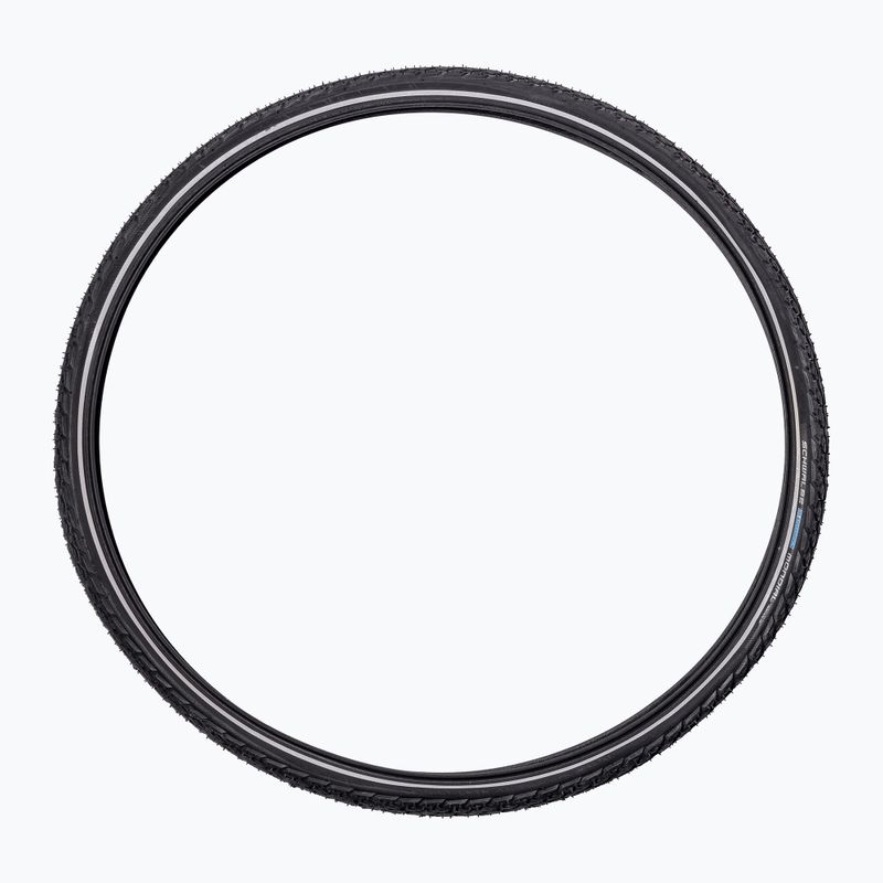 Велосипедна шина SCHWALBE Marathon Mondial Raceguard Addix дротяна чорна з рефлекторним покриттям 3