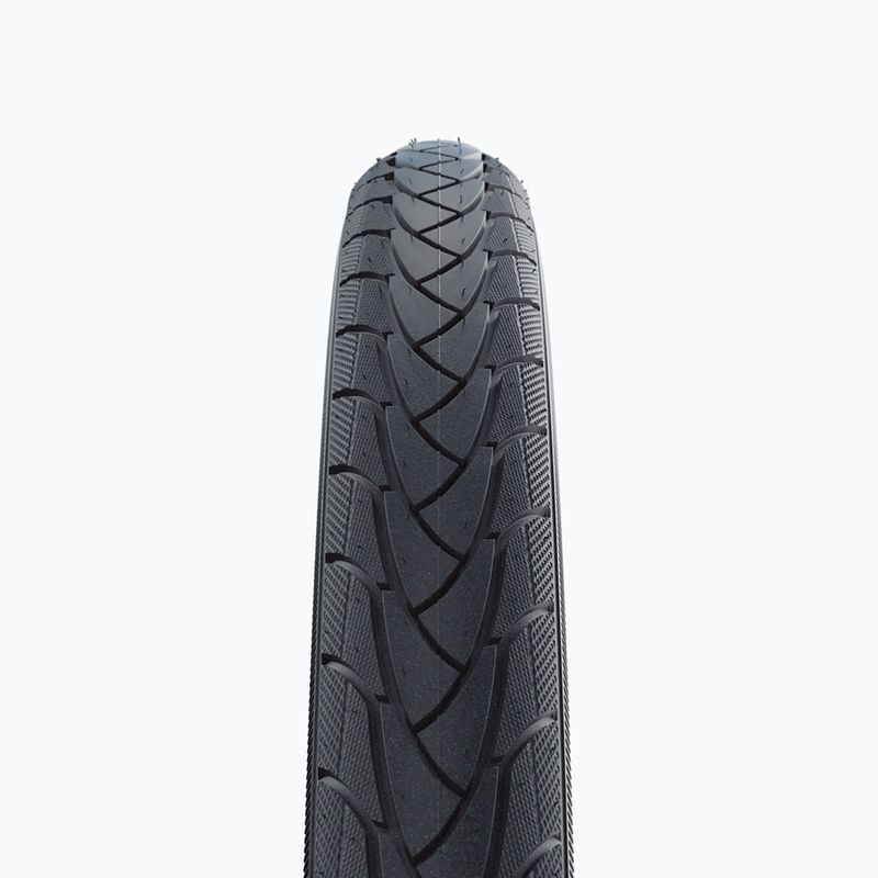 Велосипедна шина SCHWALBE Marathon Plus Smart Guard Addix дротяна чорна з рефлекторним покриттям 6