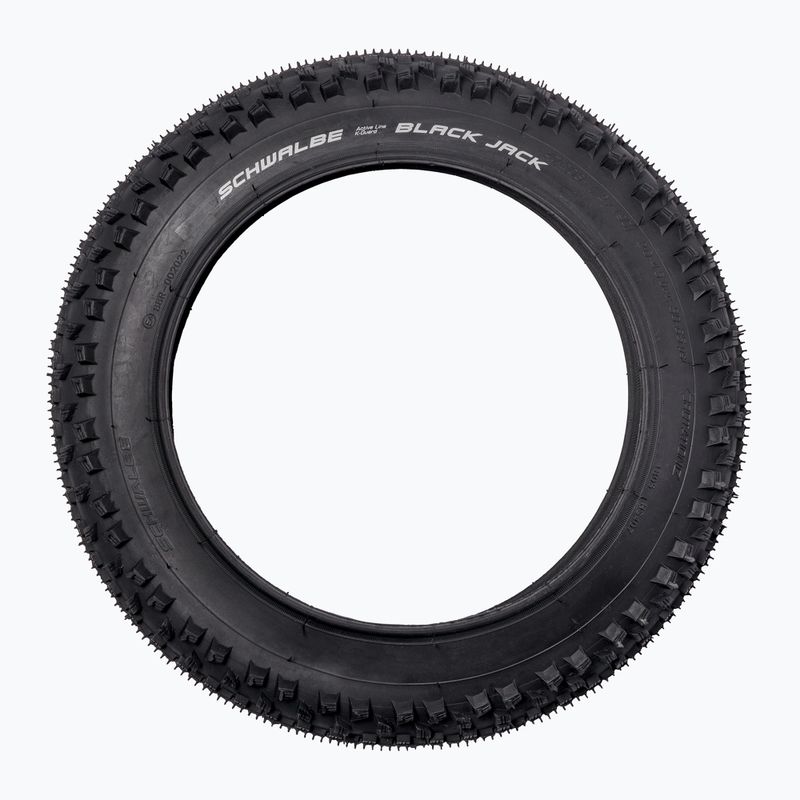 Велосипедна шина SCHWALBE Black Jack K-Guard Black N Roll 18 x 1.90 чорна 4