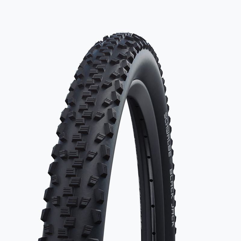 Велосипедна шина SCHWALBE Black Jack K-Guard Black N Roll 18 x 1.90 чорна