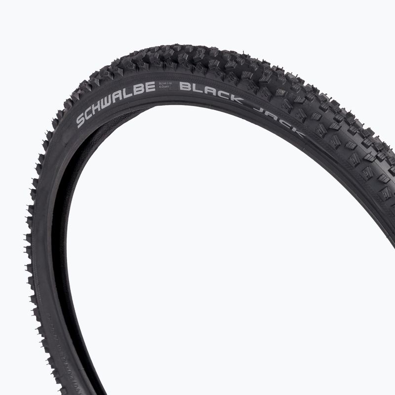 Велосипедна шина SCHWALBE Black Jack K-Guard SBC 24 x 2.10 чорна 2