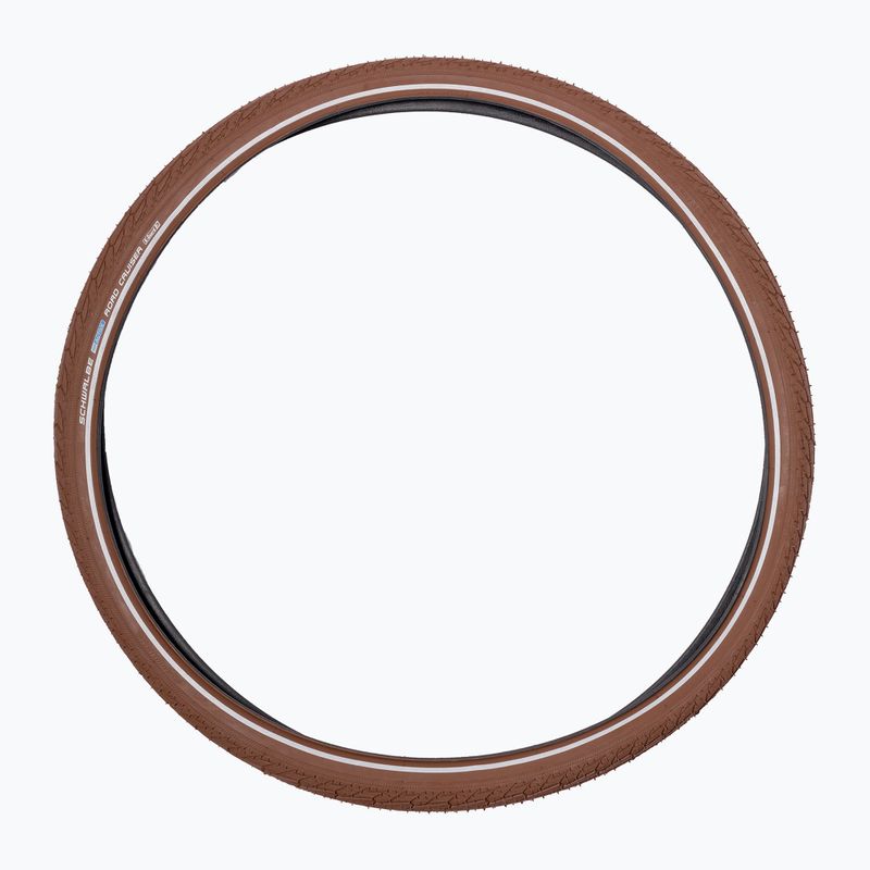 Шина велосипедна SCHWALBE Road Cruiser K-Guard SBC 28 x 1.75 coffee reflex 3