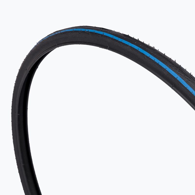 Велосипедна шина SCHWALBE Lugano II K-Guard Силікатний дріт сині смуги 2