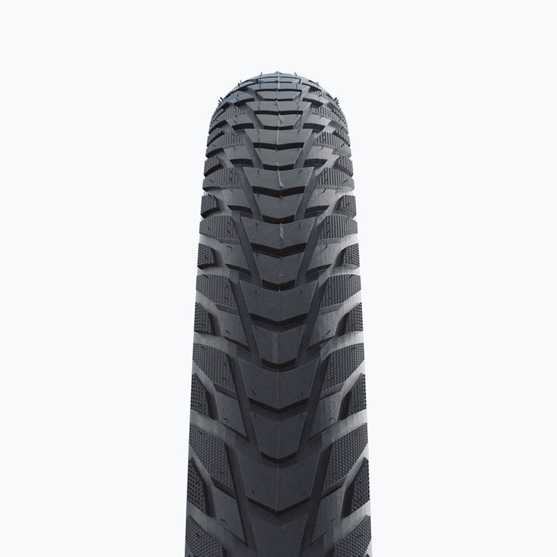 Велосипедна шина SCHWALBE Marathon E-Plus Smart Dualguard Addix E дротова чорна з рефлекторним покриттям 5