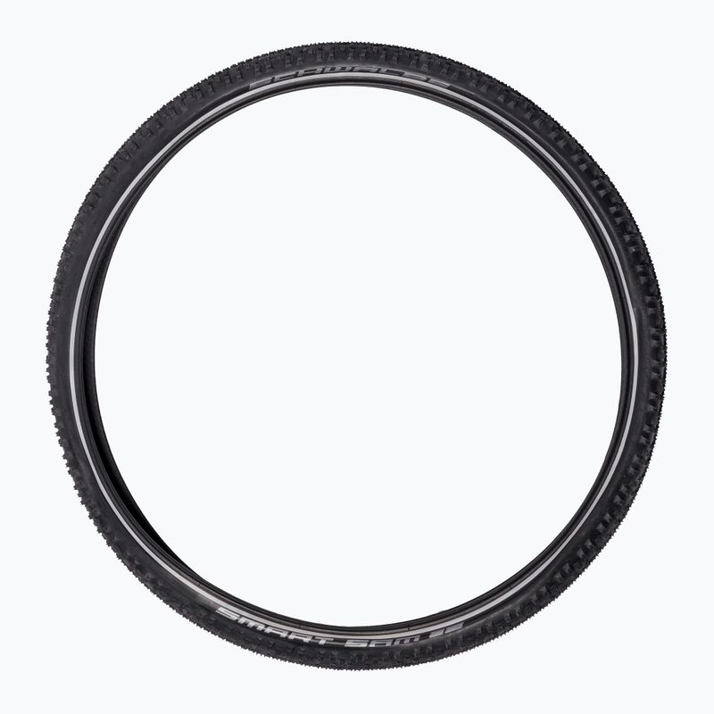 Велосипедна шина SCHWALBE Smart Sam Performance Addix дротяна чорна з рефлекторним покриттям 4