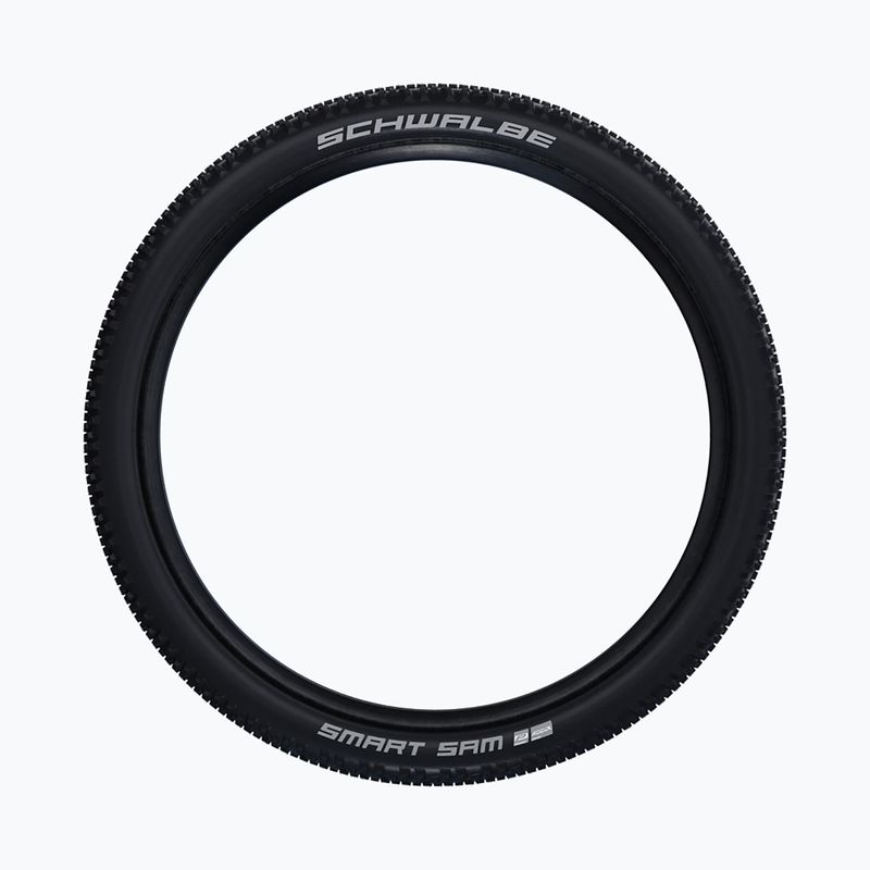 Велосипедна шина SCHWALBE Smart Sam Performance Addix дротяна чорна з рефлекторним покриттям 6