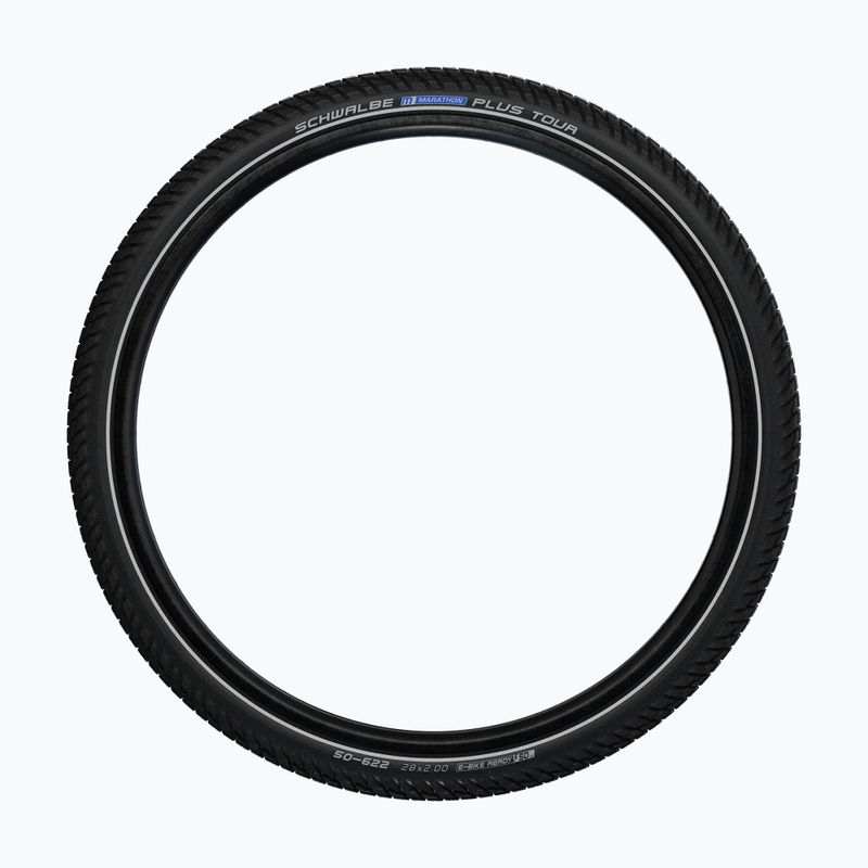 Шина велосипедна SCHWALBE Marathon Plus Tour Smart DualGuard Addix E 28 x 1.75 black reflex 2