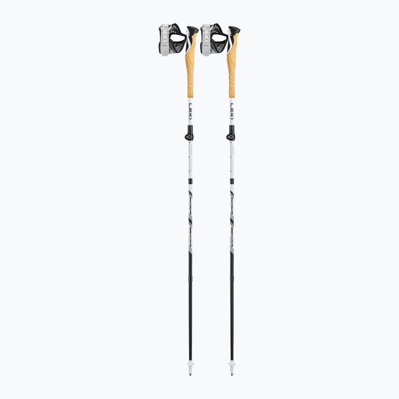 Палиці бігові LEKI Cross Trail FX Superlite white/bright red/black