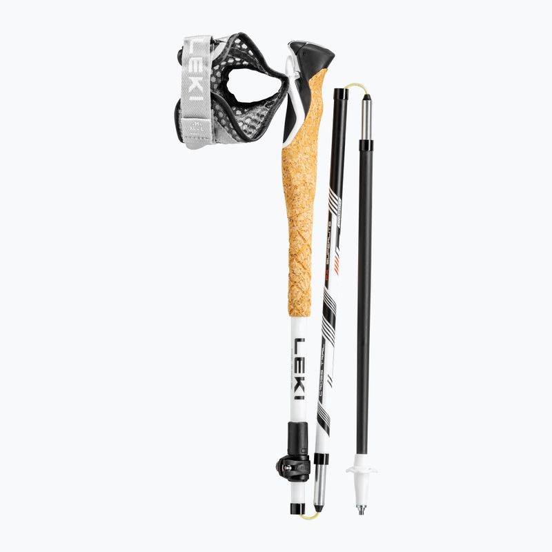 Палиці бігові LEKI Cross Trail FX Superlite white/bright red/black 6