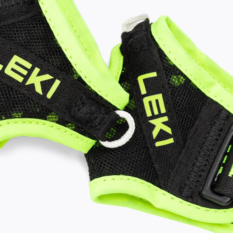 LEKI Shark Frame Strap Mesh чорний/неоново-жовтий 4