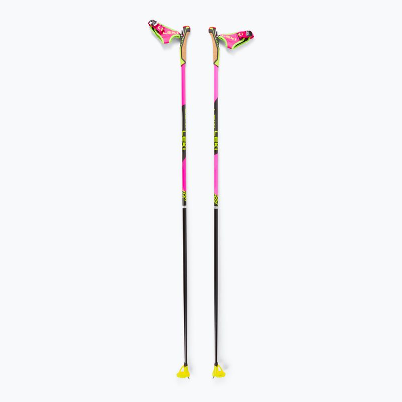 Палиці для лиж LEKI PRC 750 neon pink/ neon yellow/ black