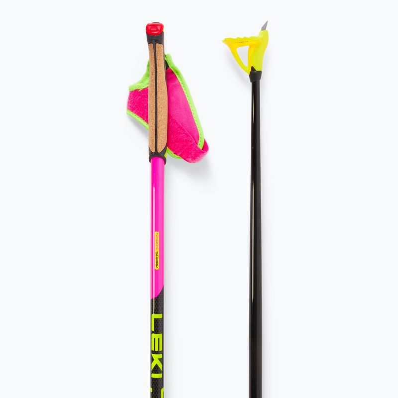 Палиці для лиж LEKI PRC 750 neon pink/ neon yellow/ black 3