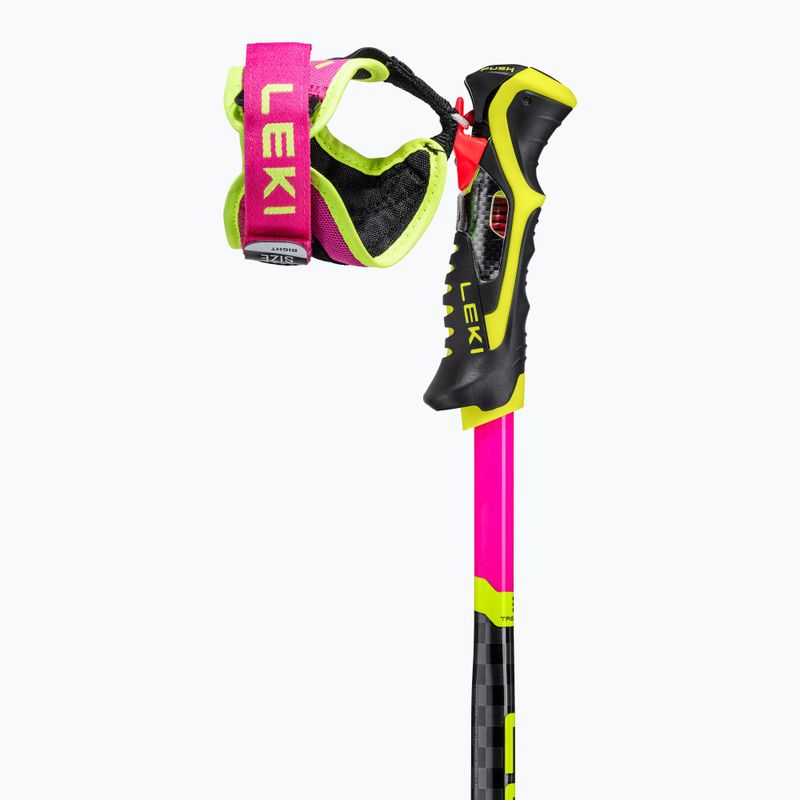 Палиці гірськолижні LEKI WCR TBS SL 3D neon pink/black/neon yellow 3