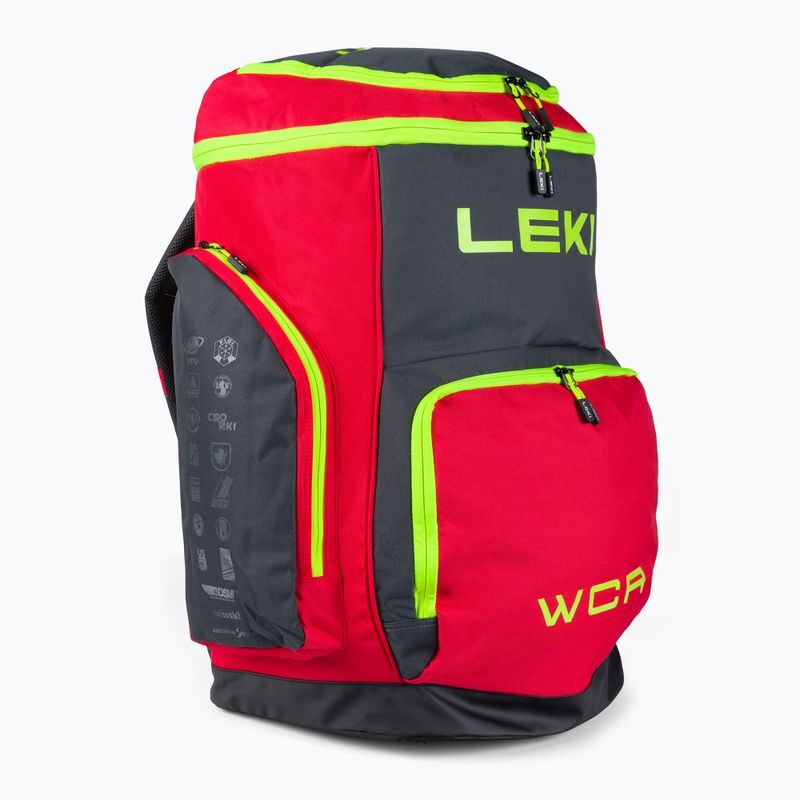 Рюкзак лижний LEKI Skiboot Bag WCR 85 l червоний 360062006 2