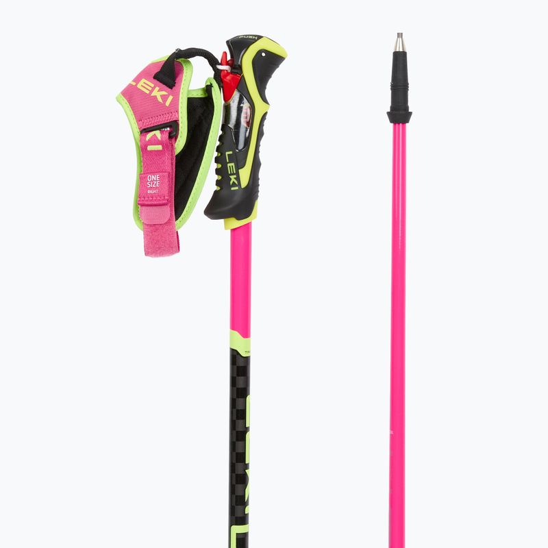 Палиці гірськолижні LEKI Venom SL 3D neon pink/black/neon yellow 3