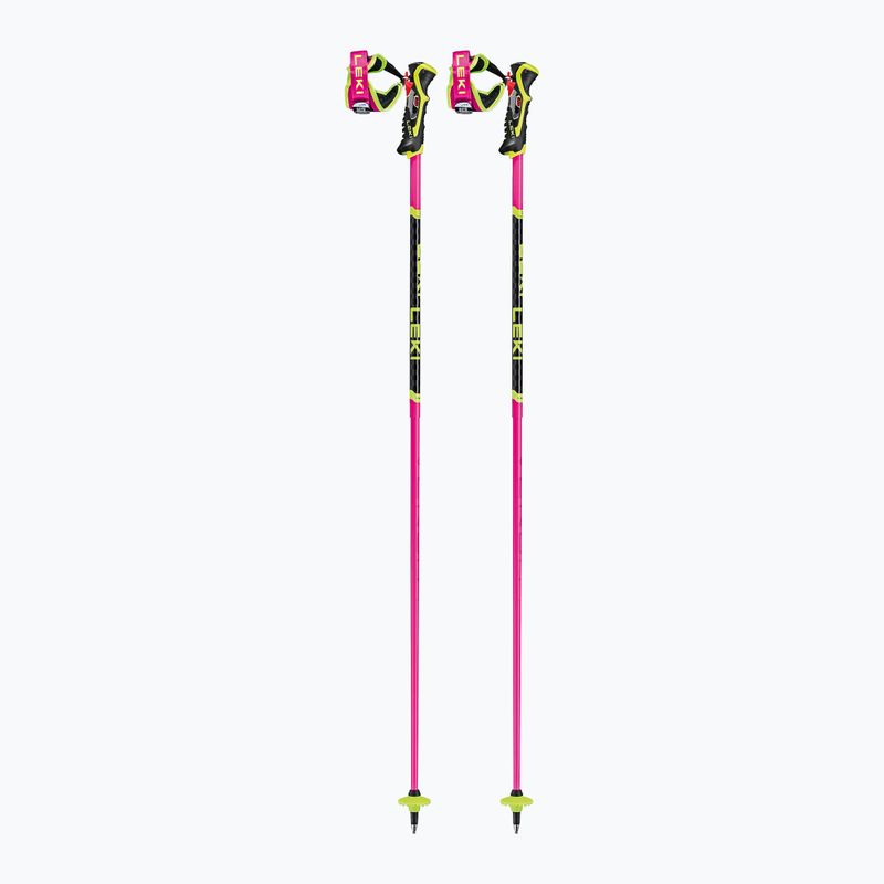 Лижні палиці LEKI Venom SL 3D neon pink/black/neon yellow